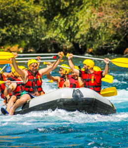 Navigate the thrilling rapids of Nepal's rivers, such as the Trishuli, Seti, and Karnali, for an adrenaline-pumping white-water rafting experience.